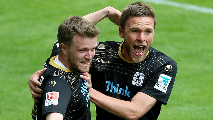 Früher im Trikot des TSV 1860, nun laufen Stephan Hain (l.) und Dominik Stahl für Unterhaching auf - und mussten sich im Pokal gegen Mainz 05 geschlagen geben. Früher im Trikot des TSV 1860, nun laufen Stephan Hain (l.) und Dominik Stahl für Unterhaching auf - und mussten sich im Pokal gegen Mainz 05 geschlagen geben.