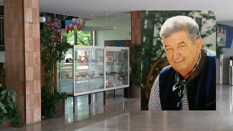 Die Mittelschule an der Walliser Straße fordert von den Eltern Geduld wegen des bairischen Dialekts des Hausmeisters Günter Greiner (kleines Foto).