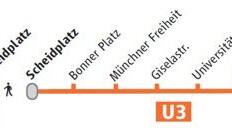 Auf dem nördlichen Abschnitt der U-Bahnlinie U3 ist an fünf aufeinanderfolgenden Abenden ein Schienenersatzverkehr (SEV) erforderlich. Auf dem nördlichen Abschnitt der U-Bahnlinie U3 ist an fünf aufeinanderfolgenden Abenden ein Schienenersatzverkehr (SEV) erforderlich.