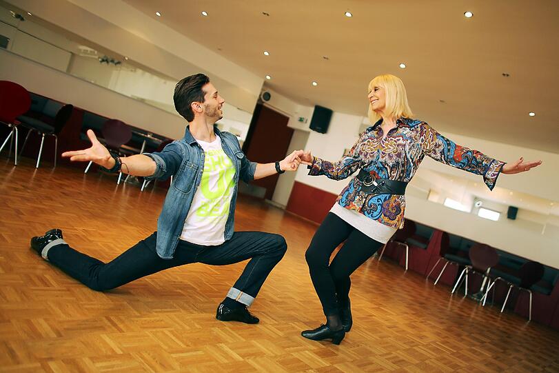Profitänzer Marius Iepure und Schlagersängerin Cindy Berger (Cindy & Bert)