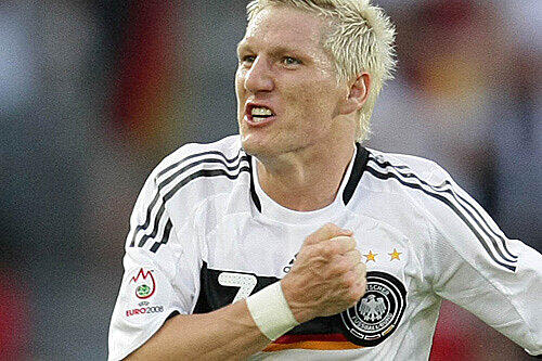 Emotionaler Jubellauf: Bastian Schweinsteiger