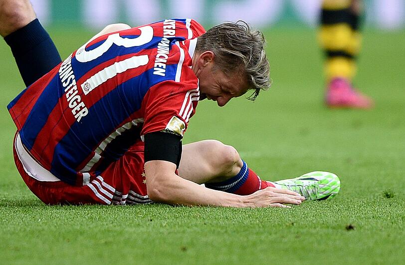 Bastian Schweinsteiger musste gegen Dortmund verletzt ausgewechselt werden.