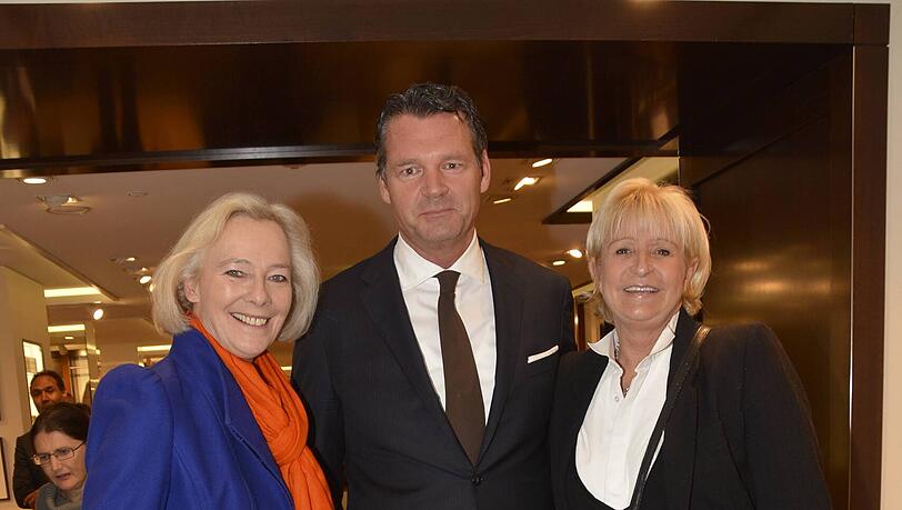 Karin Srb (rechts) mit Ursula zu Hohenlohe Oehringern und Markus Hoehn.