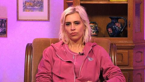 Verena Kerth im "Big Brother"-Container.