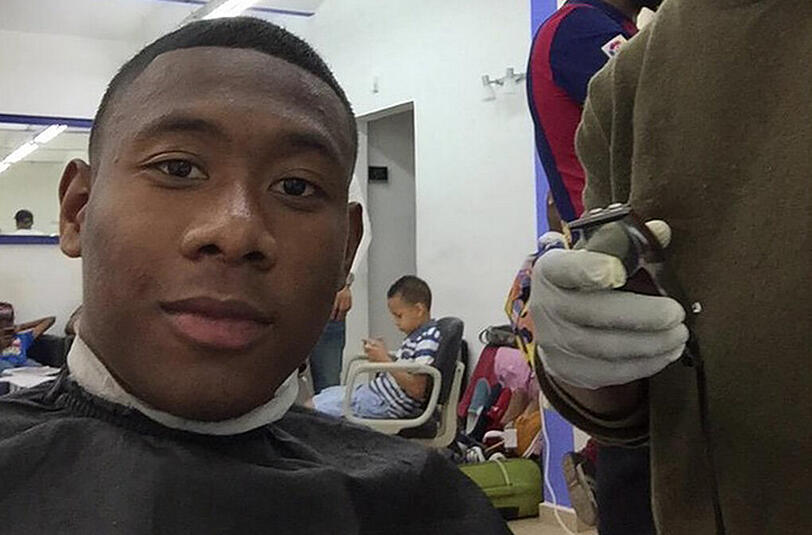 Für David Alaba geht es in die Heimat nach Wien. Und was macht man in Wien? Sachertorte in einem Caféhaus? Nein, erst einmal ab zum Friseur.