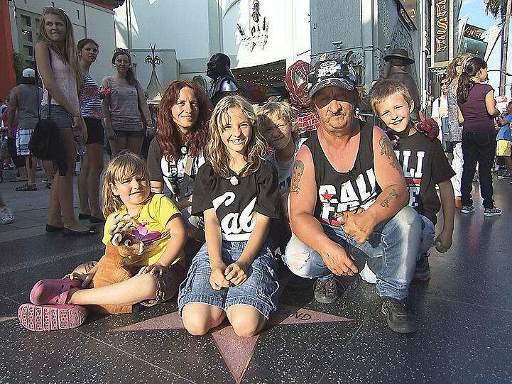 Familie Liebisch in Hollywood