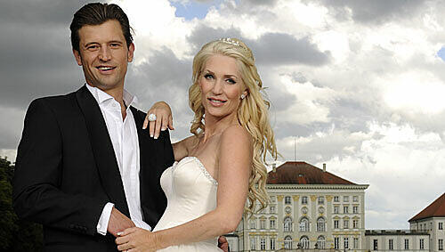 Damals waren sie noch glücklich vereint: Goran Munizaba und Sarah Kern bei der Hochzeit Damals waren sie noch glücklich vereint: Goran Munizaba und Sarah Kern bei der Hochzeit