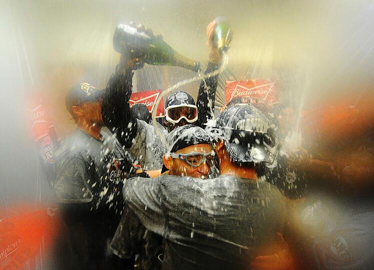 Jubel in San Francisco: Die Giants haben in der Nacht auf Montag zum siebten Mal die World Series gewonnen.