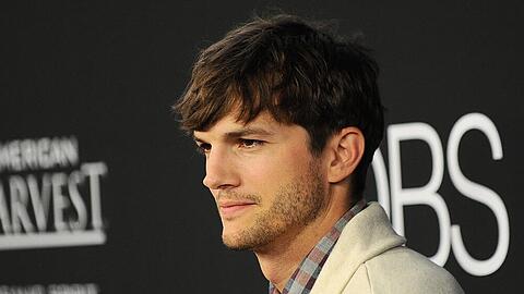 Ashton Kutcher bei der Vorstellung seines Films "Jobs"