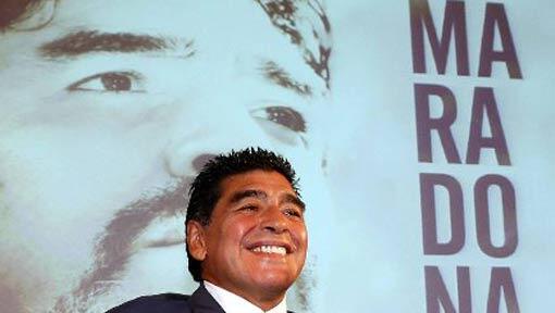 Mal wieder in Stänkerlaune: Diego Armando Maradona. Mal wieder in Stänkerlaune: Diego Armando Maradona.