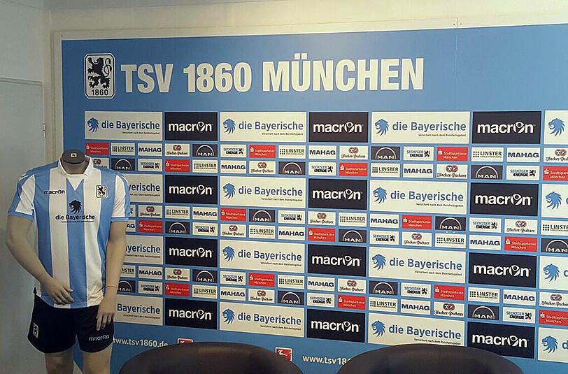 So sieht es aus: Das neue Trikot mit neuem Hauptsponsor.