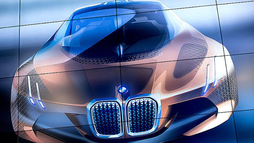So soll es aussehen: Das Zukunftsauto von BMW. So soll es aussehen: Das Zukunftsauto von BMW.