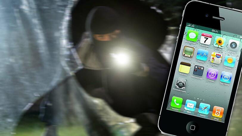 Plötzlich stand der Einbrecher in der Wohnung - mit einem iPhone im Gepäck konnte er wieder flüchten. (Symbolbild)