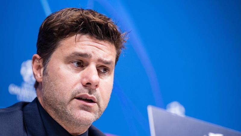 Mauricio Pochettino, damaliger Trainer von Tottenham, spricht auf einer Pressekonferenz. Foto: Matthias Balk/dpa/Archivbild Mauricio Pochettino, damaliger Trainer von Tottenham, spricht auf einer Pressekonferenz. Foto: Matthias Balk/dpa/Archivbild