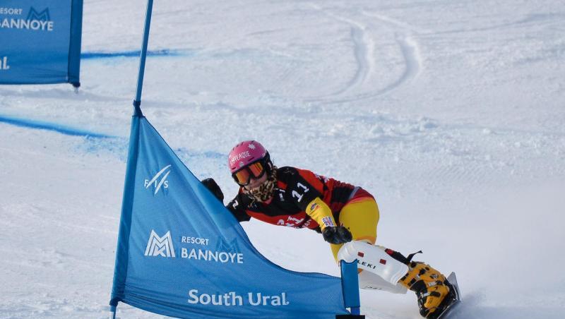 Holt sich im russischen Bannoye im Parallel-Riesenslalom den Sieg: Ramona Hofmeister. Holt sich im russischen Bannoye im Parallel-Riesenslalom den Sieg: Ramona Hofmeister.