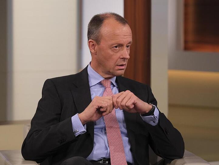 Friedrich Merz in der Sendung "Anne Will" zum Thema "Das gespaltene Land - wer sorgt für Zusammenhalt?".