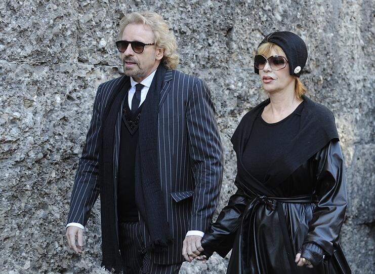 Thomas Gottschalk reiste mit seiner Frau Thea nach München