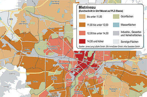 Der Mietatlas 2011: Die Mieten in München steigen immer weiter &ndash; obwohl die Stadt ohnehin schon das teuerste Pflaster der Republik ist. Im ersten Halbjahr 2011 gab es Preissteigerungen von drei Prozent &ndash; im Durchschnitt auf 12 Euro pro Quadratmeter. Wo die Mieten noch halbwegs bezahlbar sind... Einfach weiterklicken