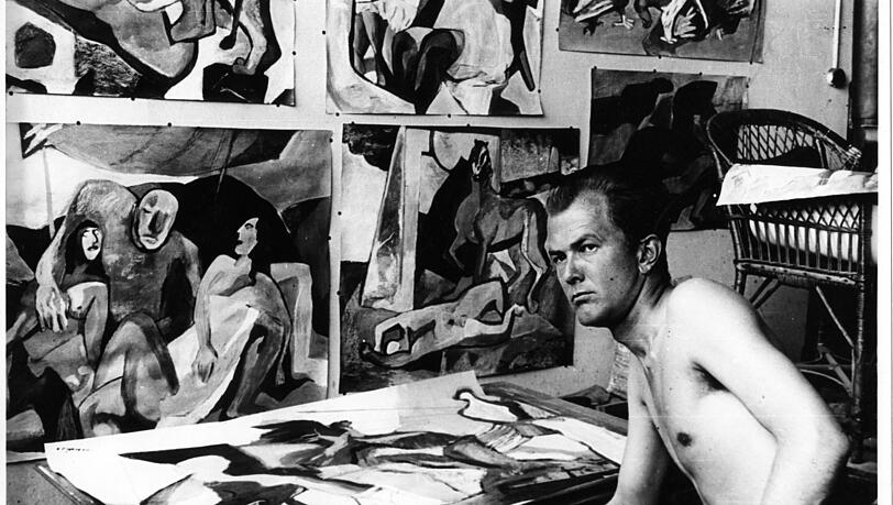 Joseph Mader in seinem Atelier.