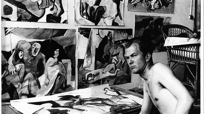 Joseph Mader in seinem Atelier.