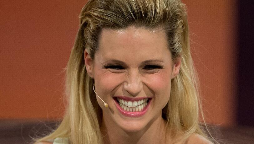 Michelle Hunziker bei "Wetten, dass..." am Samstagabend. Michelle Hunziker bei "Wetten, dass..." am Samstagabend.