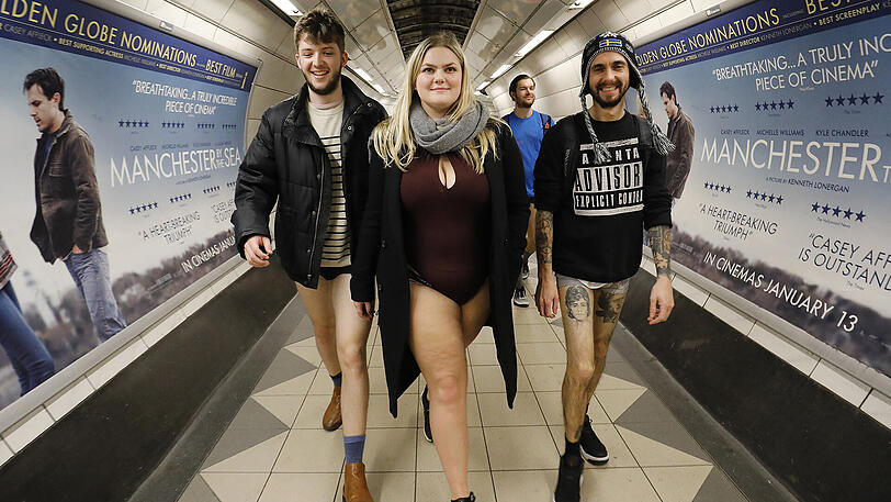 Berlin, London, Prag, New York: Auf der ganzen Welt fuhr man am Sonntag ohne Hose in der U-Bahn. Die Bilder der globalen Aktion.