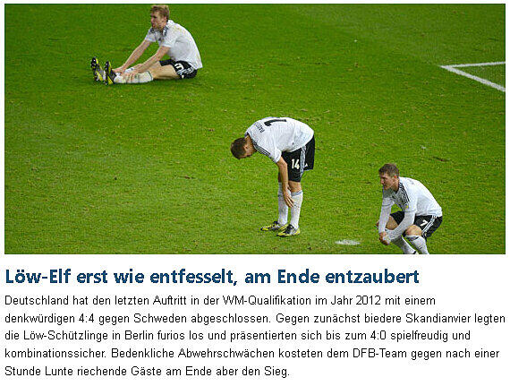 WM-Qualifikation: Deutschland gegen Schweden: Die Pressestimmen - Bilder - Abendzeitung München