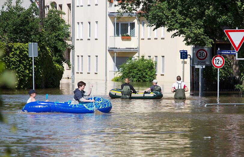 Aktuelle Fotos zum Hochwasser in Dresden: Bilder von der FLut