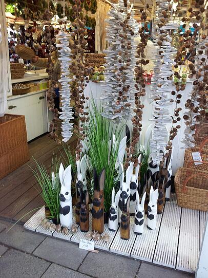 Da schau her: Der Osterhase ist schon da.
