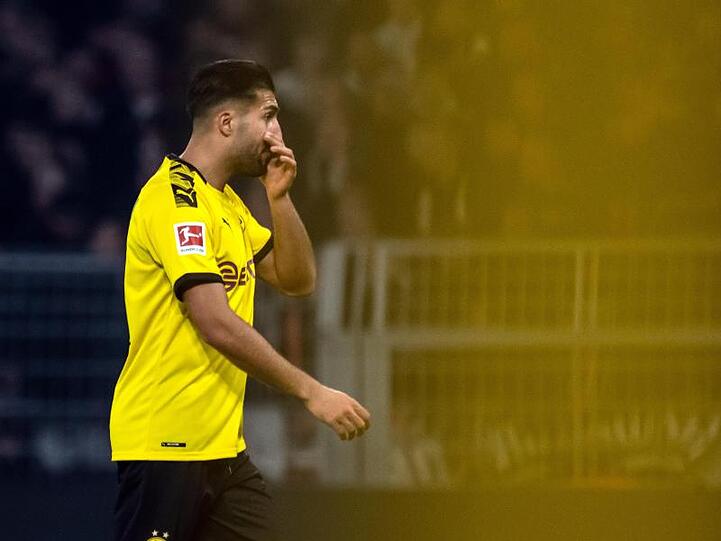 Dortmunds Emre Can wird gegen Schalke nicht spielen können.