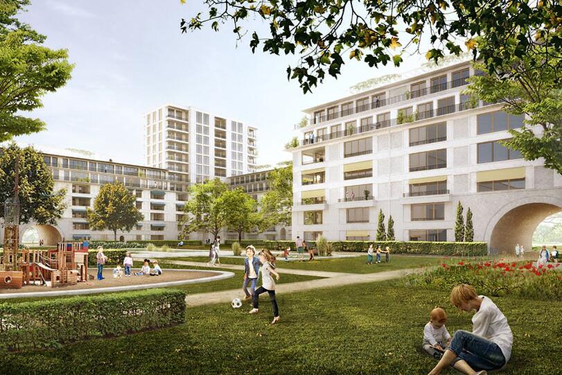 Rund 1.400 Wohnungen will die Rock Capital Group auf dem ehemaligen Siemens-Gelände in Obersendling bauen.