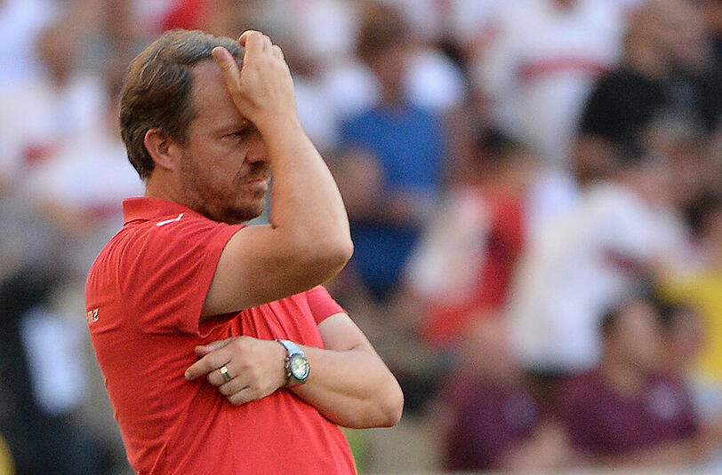 Trainer Zorniger: Nach der Niederlage gegen Augsburg zog der Verein die Notbremse.