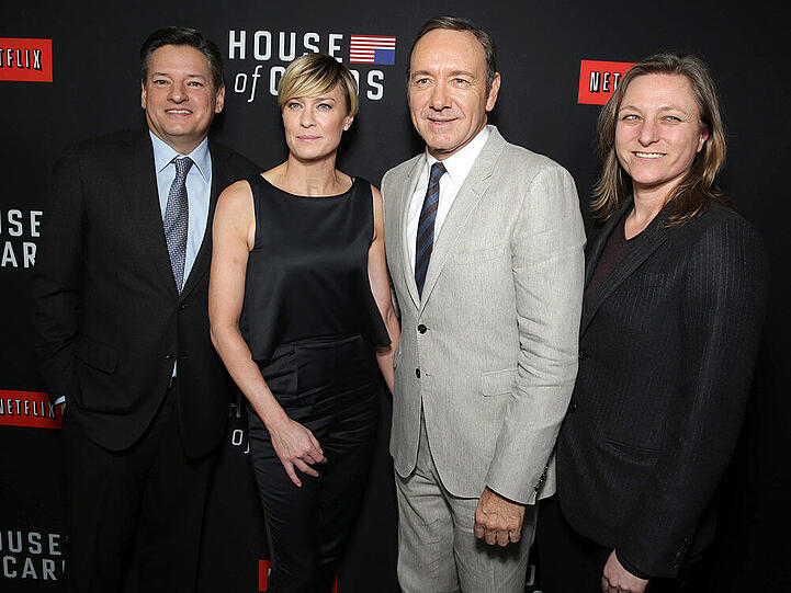 Eigene Serien wie "House of Cards" könnten entscheidend für den Erfolg von Netflix in Deutschland sein