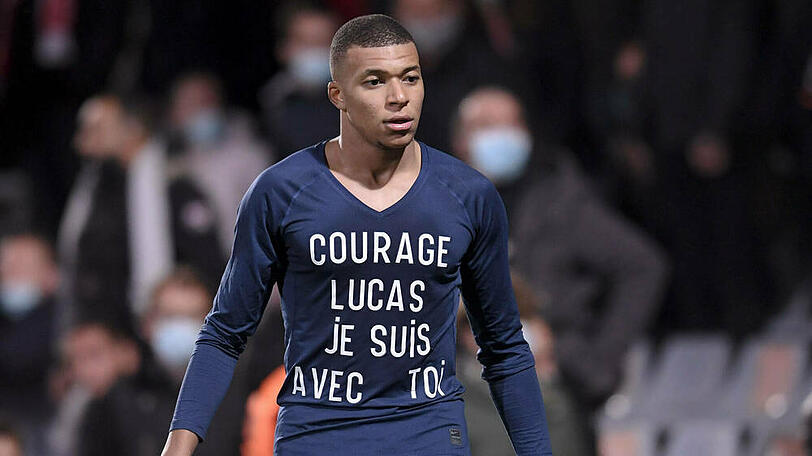 Kylian Mbappé während des PSG-Spiels gegen Nîmes Olympique am 16. Oktober 2020.