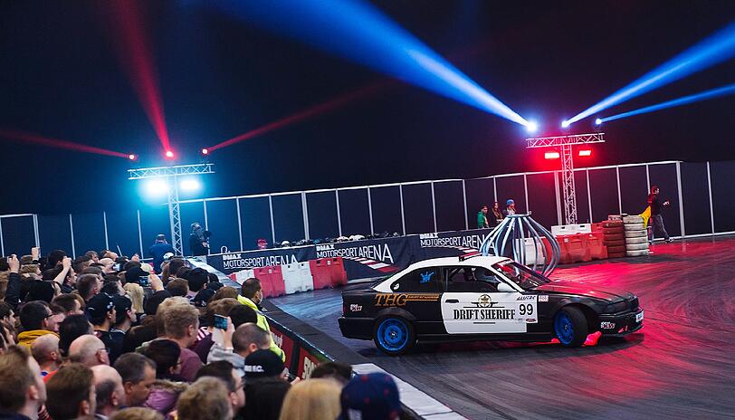 Besondere Show-Einlage: Die Drift-Show