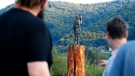 Die Bronze-Statue von US-First Lady Melania Trump in ihrer Heimat Slowenien ist gestohlen worden. (Archivbild)