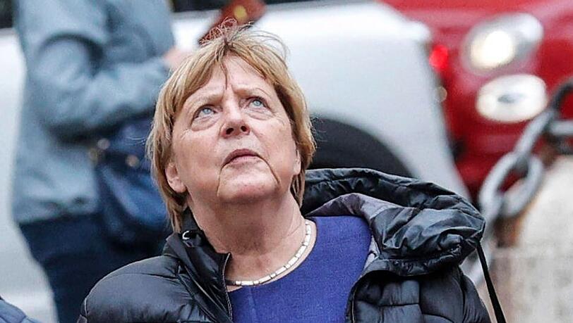 Angela Merkel auf Sightseeing-Tour in Rom.