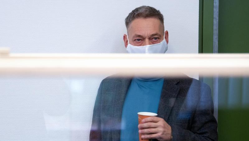 Der Angeklagte Hans-Jürgen von Bose vor Prozessbeginn im Landgericht München.