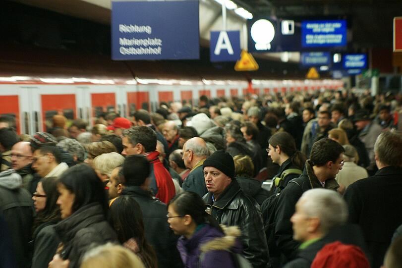Einen kleinen Dank für Gedrängel und Baustellen-Nerverei gibt es bei der S-Bahn.