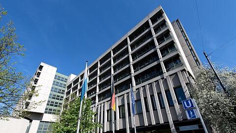 Das Gerichtsgebäude für das Amtsgericht, das Landgericht I und II, das Oberlandesgericht und die Staatsanwaltschaft.