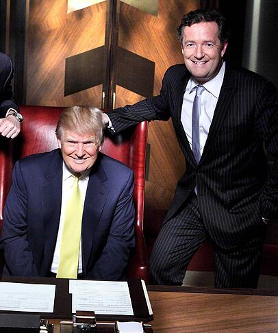 Donald Trump und Piers Morgan kennen sich bereits seit Jahren. Donald Trump und Piers Morgan kennen sich bereits seit Jahren.