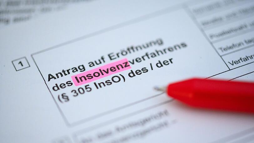 Die Zahl der Insolvenzen ist in Bayern stark gestiegen. (Symbolbild)