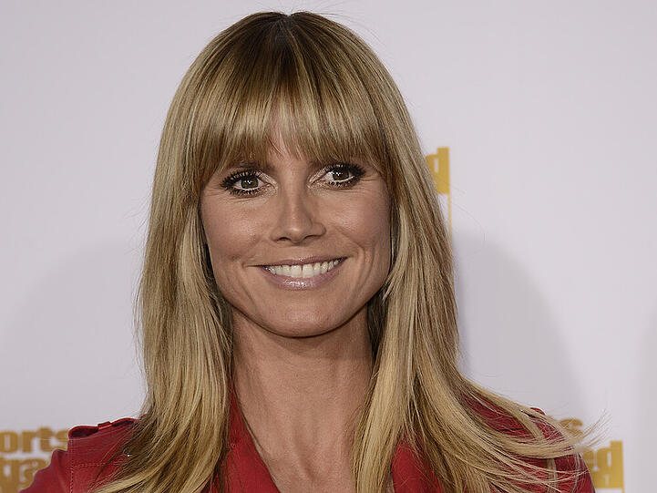 Immer ein Lächeln auf den Lippen: Heidi Klum ist ein Medienprofi