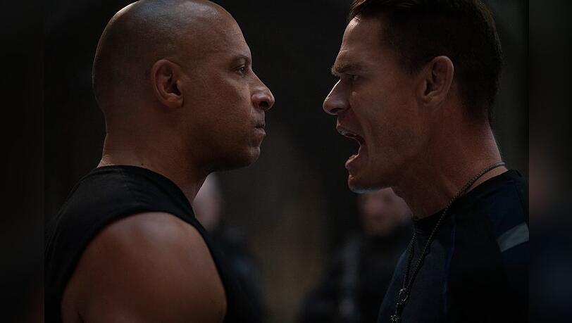 Vin Diesel (l.) und John Cena in "Fast & Furious 9".