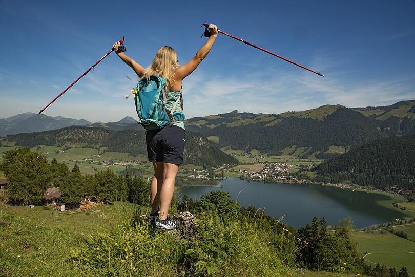Ruhe Genießen und immer den Blick über die Weite der Alpen erleben