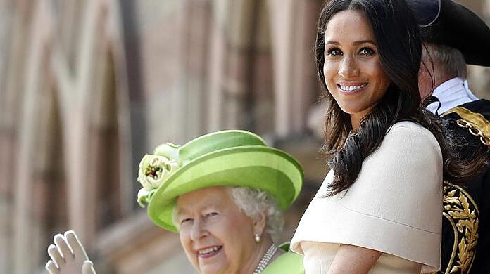 Auch Queen Elizabeth II. gratulierte Herzogin Meghan zum Geburtstag. (Archivbild)