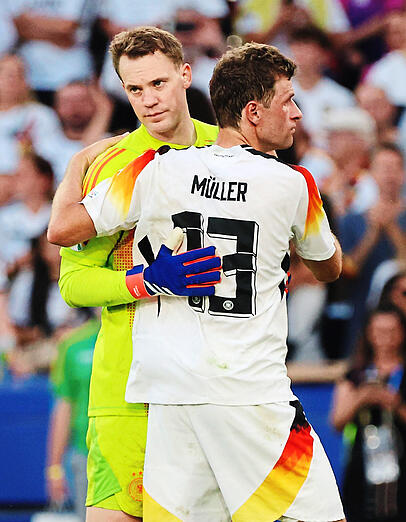Vom "Finale dahoam" sind nur noch Müller (r) und Neuer (l) übrig (Archivbild). Vom "Finale dahoam" sind nur noch Müller (r) und Neuer (l) übrig (Archivbild).