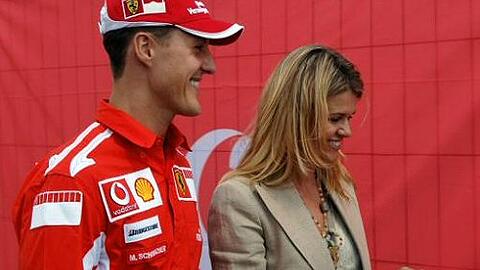 Geburtstagsfete mit Frau Corinna und den Kindern: Michael Schumacher.