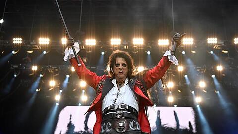 Alice Cooper lieferte eine große Show ab.