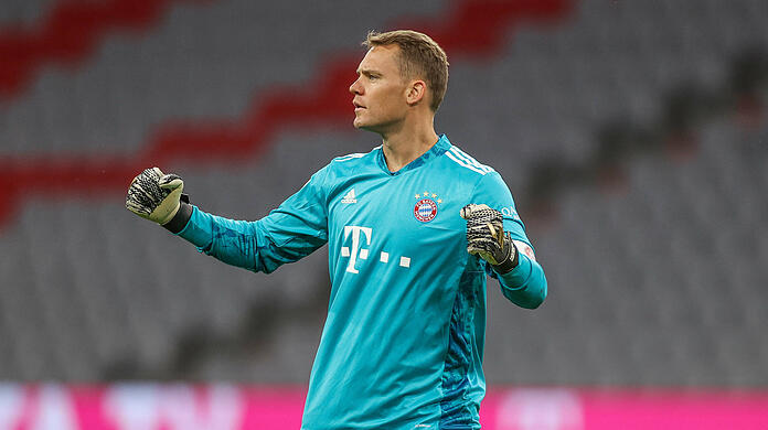 Manuel Neuer hofft auf ein zu Null spiel gegen RB Leipzig.